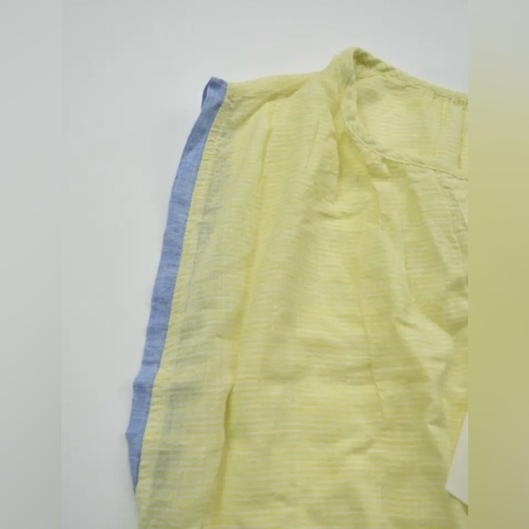 New $178 Joie Womens Small Marijan Cotton Yellow Above Knee Shift Dress - Picture 6 of 14